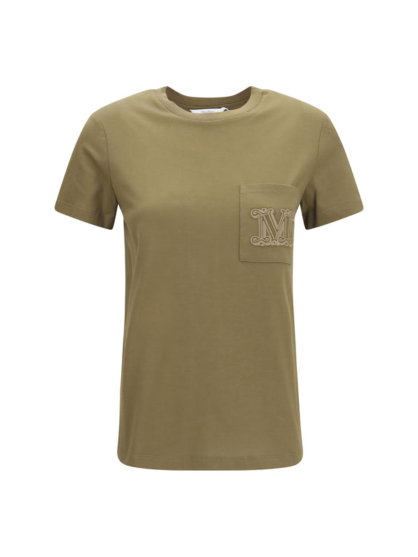Max Mara 100% Cotton t-shirt in beige