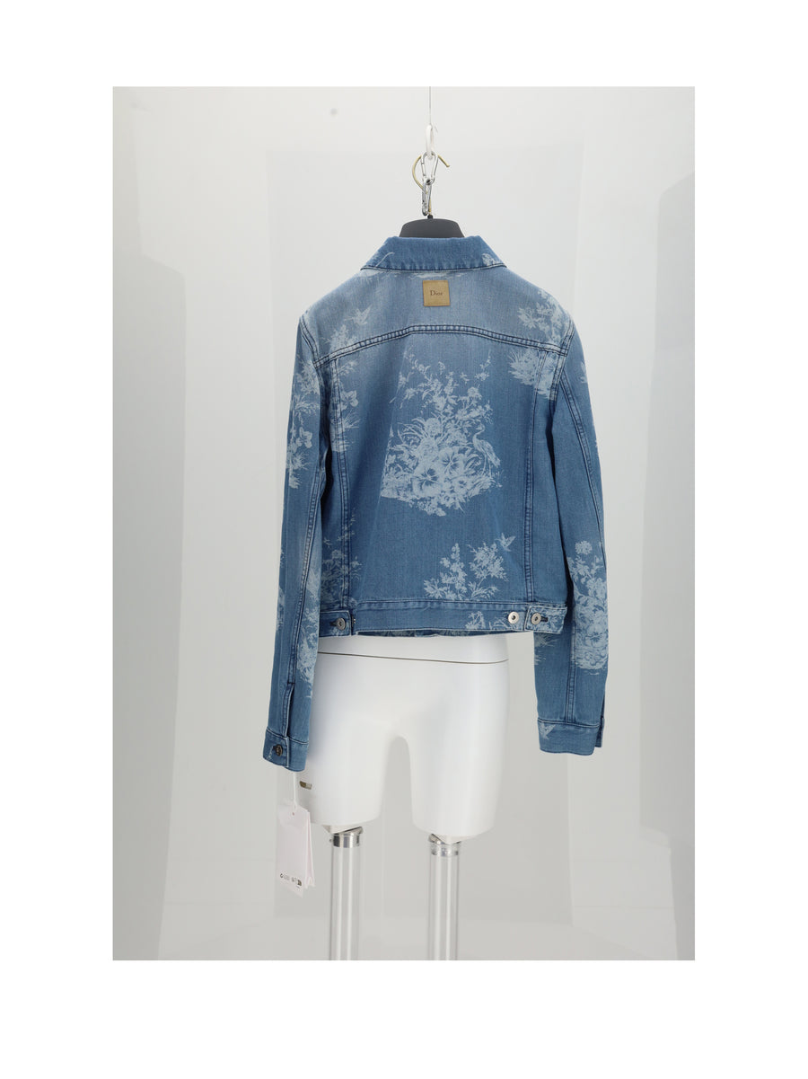 Denim Jacket Blue Cotton
