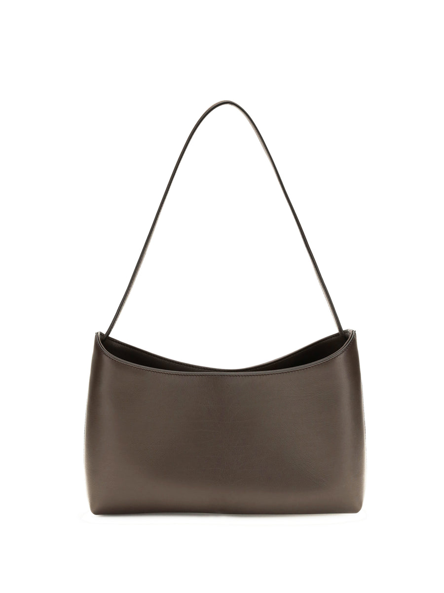 The Row 100% Calf Leather Bos Taurus shoulder bag in brown