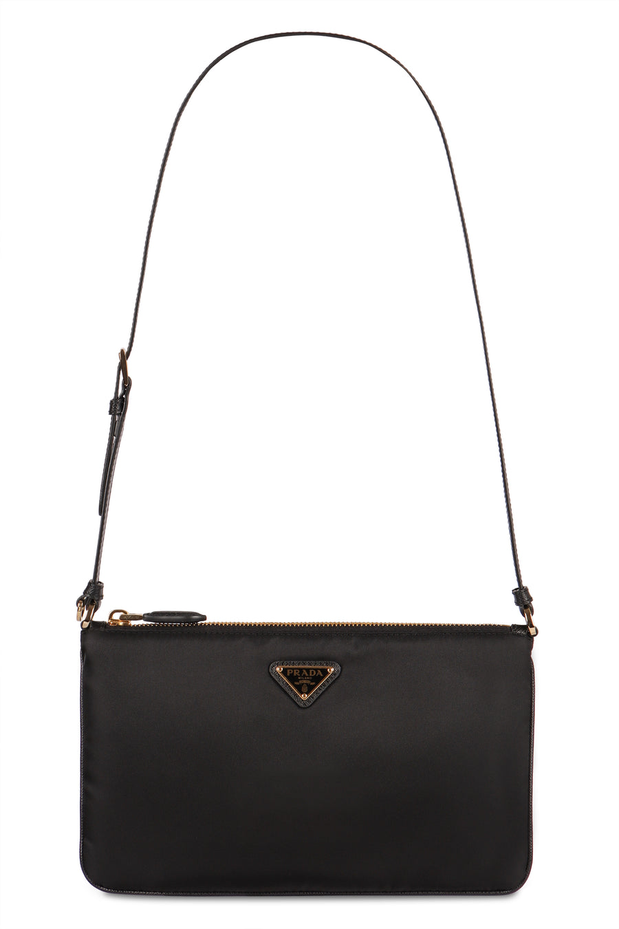 Shoulder Bag Re-Nylon Black Polyamide