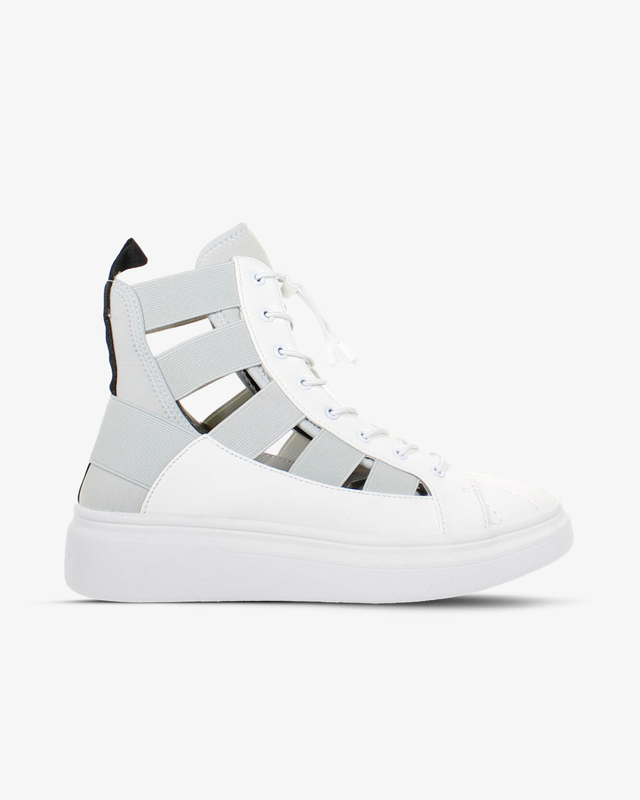 Fessura Italia Microfibra high-top sneaker in white