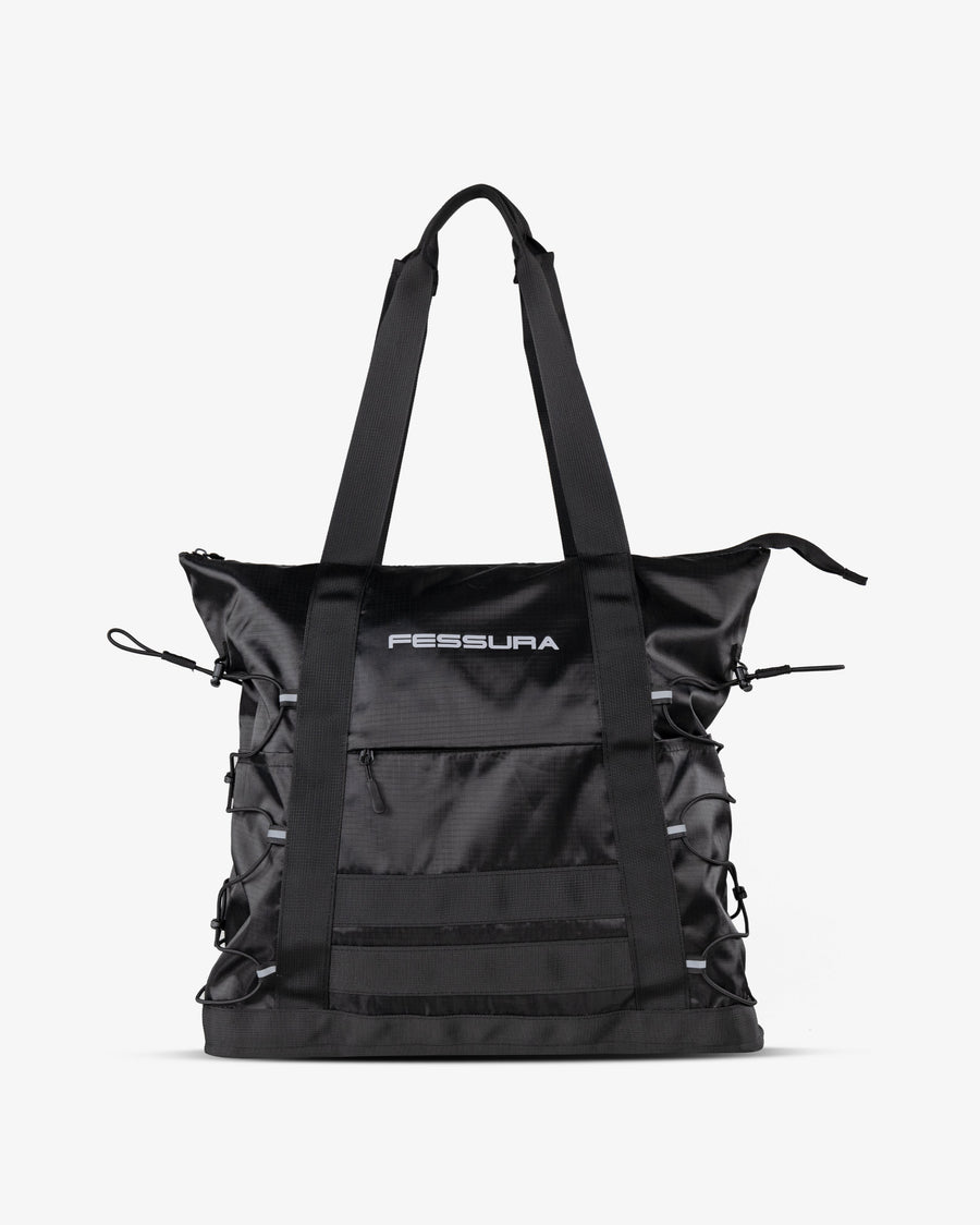 Fessura Italia Nylon Ripstop Waterproof tote bag in black