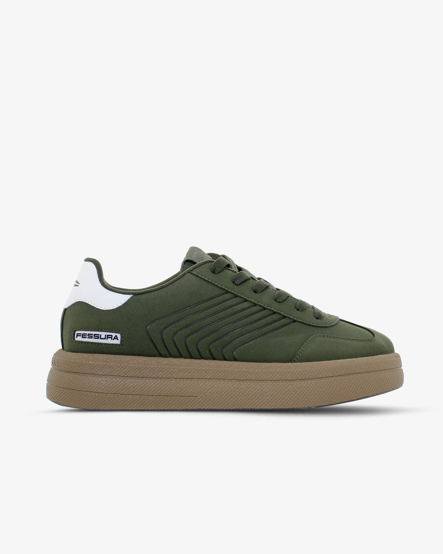 Fessura Italia Microfiber upper sneaker in green