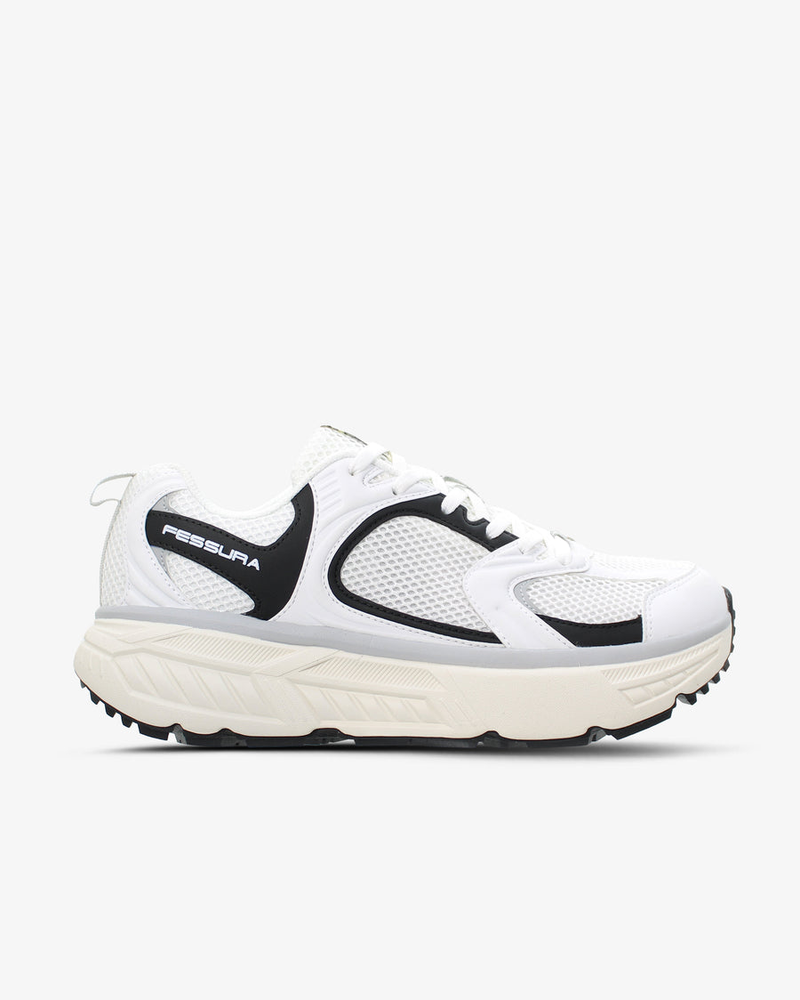 Fessura Italia Mesh and PU upper sneaker in white