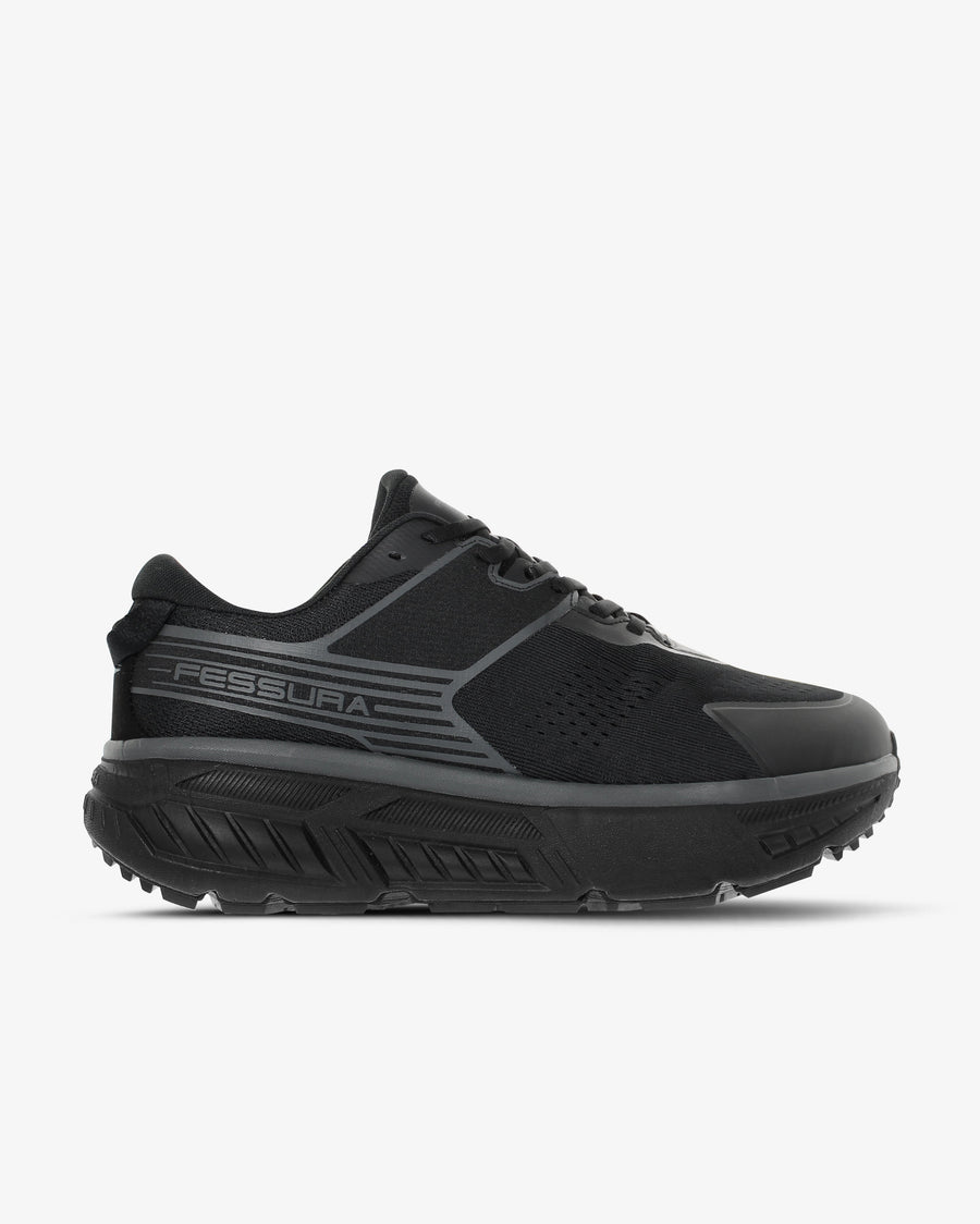 Fessura Italia Mesh sneaker in black