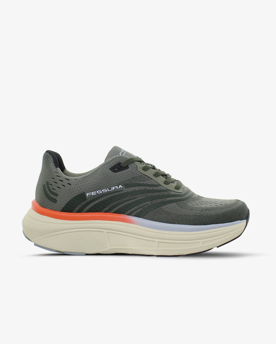 Fessura Italia Breathable jacquard sneaker in gray