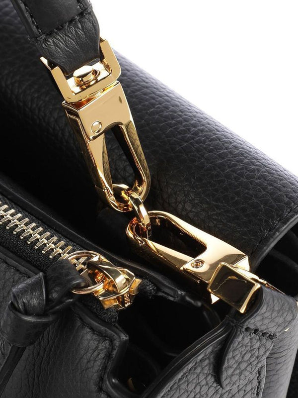 Coccinelle 100% Cowhide | Ribbon: 100% Polyester crossbody bag in black