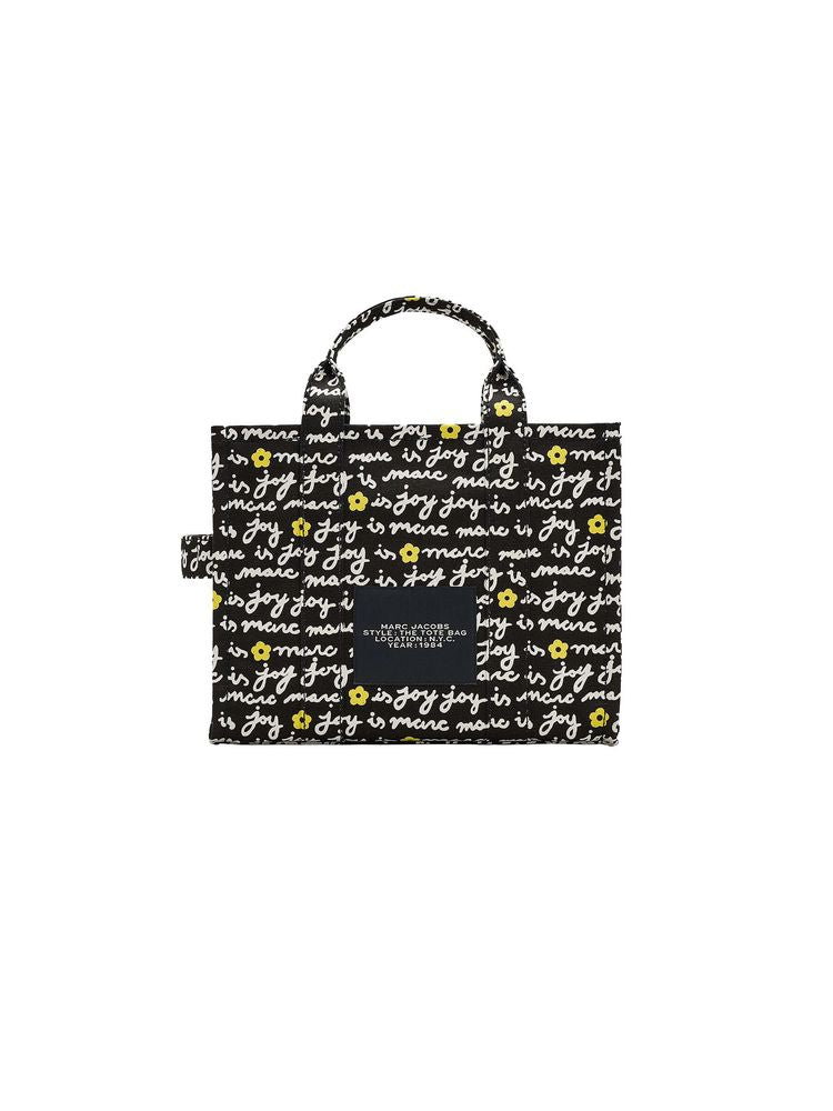 Marc Jacobs 100% Cotton Canvas tote bag in black