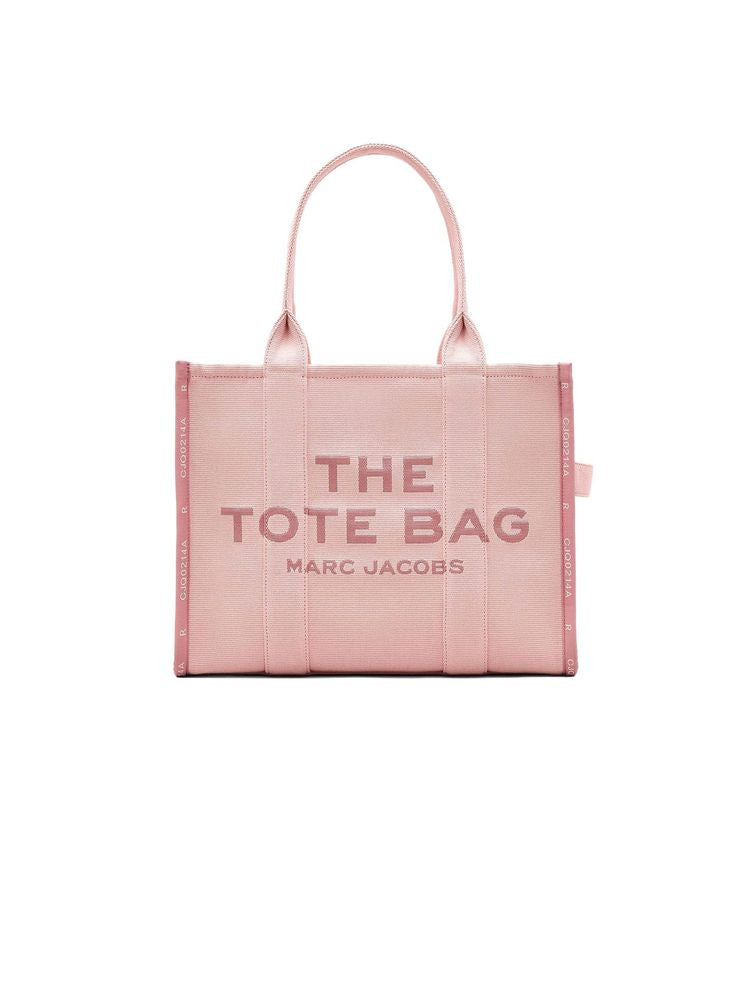 Marc Jacobs 100% Woven Jacquard tote bag in pink