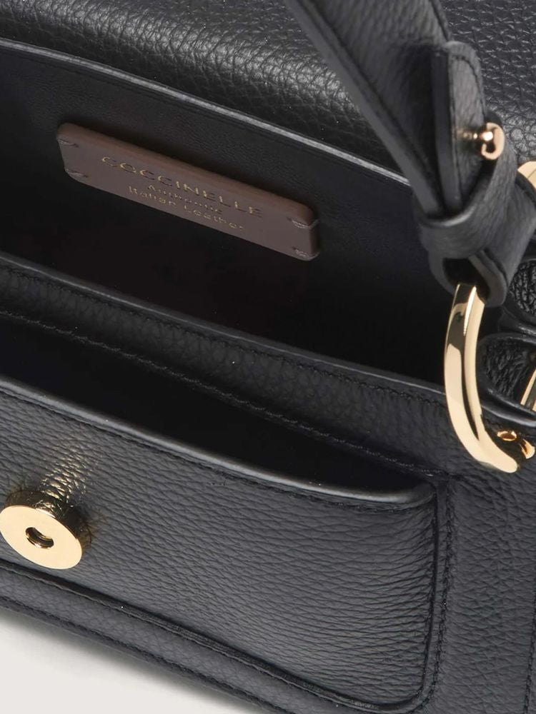Coccinelle Handbag Black Grained Leather Bags / Handbags