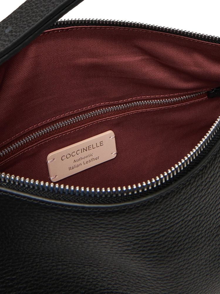 Coccinelle 100% Cowhide shoulder bag in black