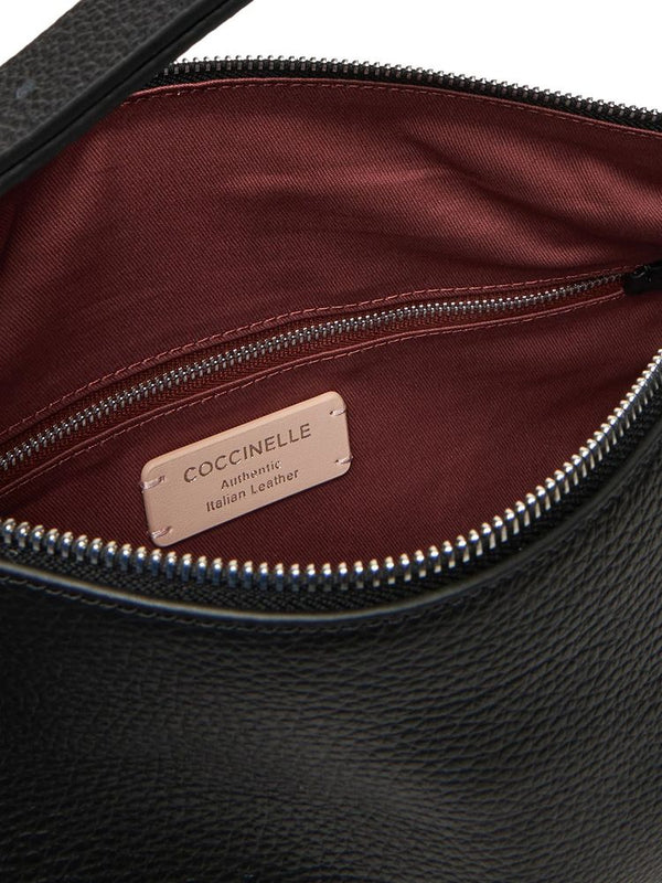 Coccinelle 100% Cowhide; Lining: 100% Cotton shoulder bag in black