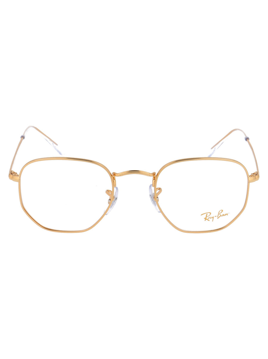 Optical Glasses Hexagonal Gold Metal & Frames