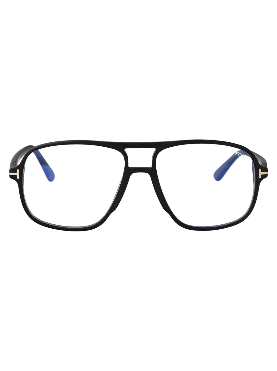 Optical Frames Ft5737-B Black Acetate Glasses &