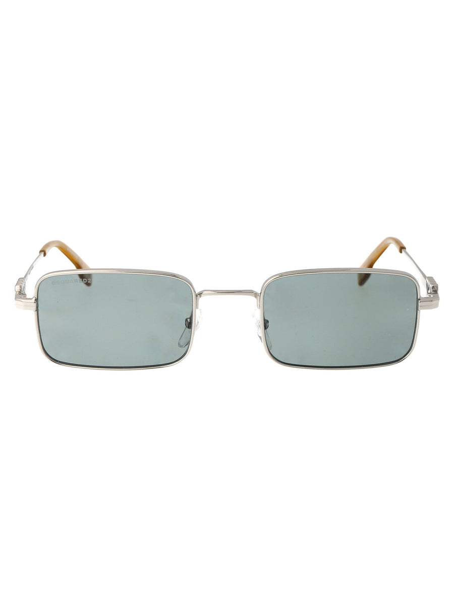 Sunglasses D20104-S Palladium Green Metal