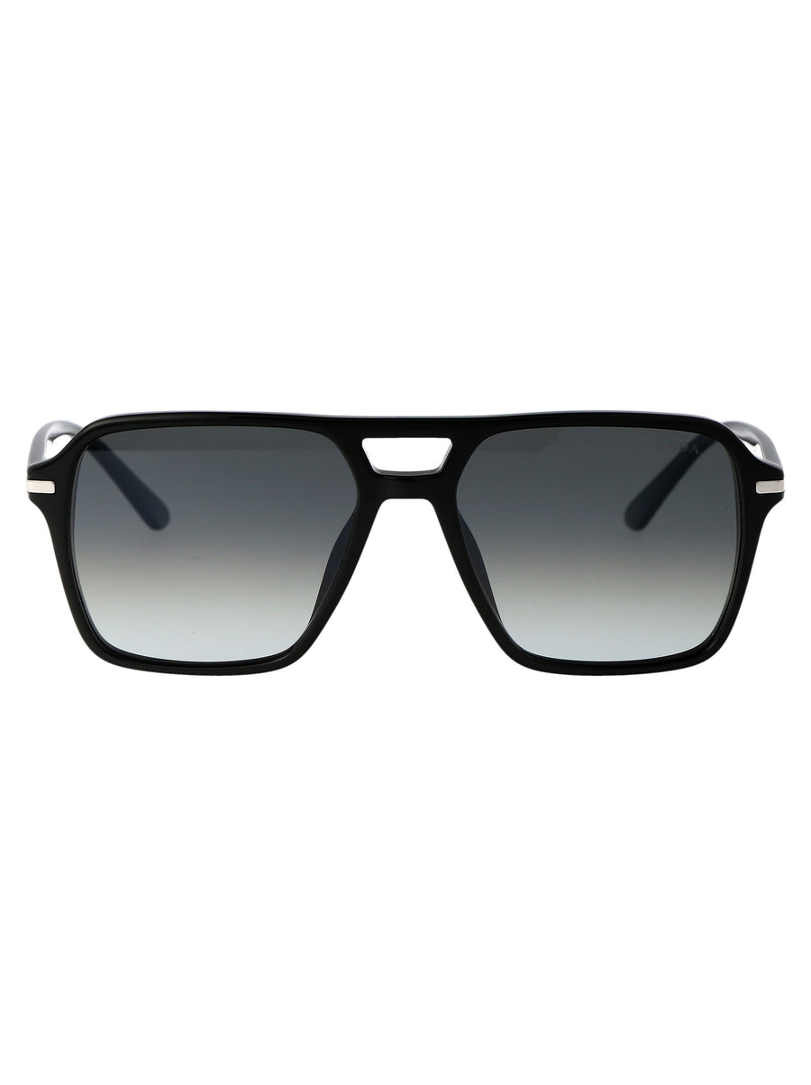 Sunglasses 0pr 20ys Black Acetate