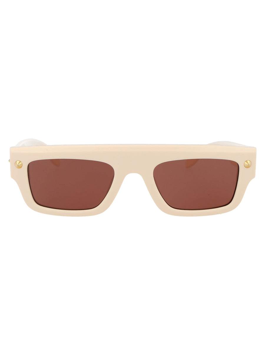 Sunglasses Am0427s Ivory-Brown Ivory/ivory/brown Acetate