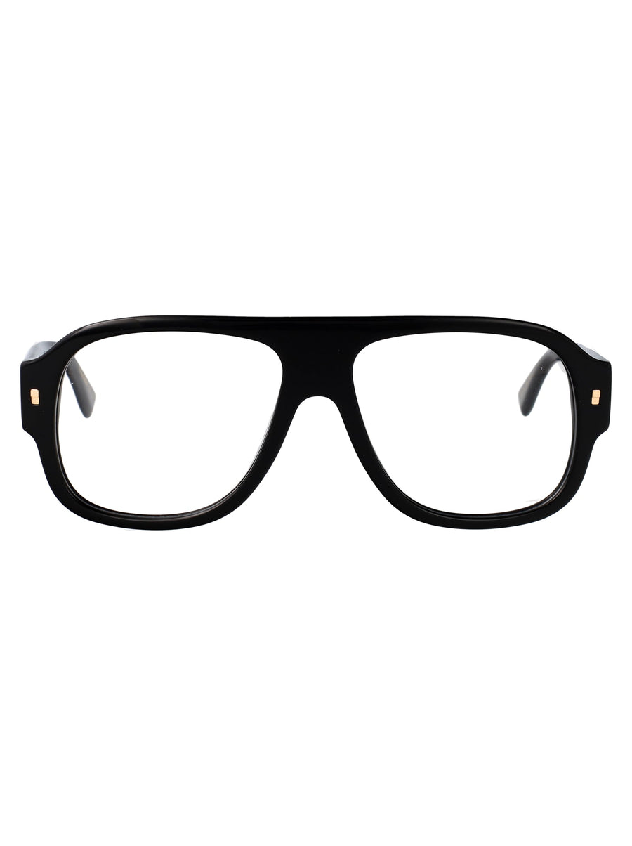 Sunglasses D20125 Black Acetate Glasses & Frames