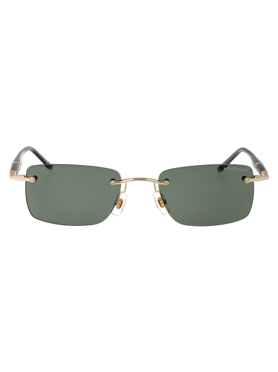 Sunglasses Gold-Grey-Green Gold/grey/green Injected