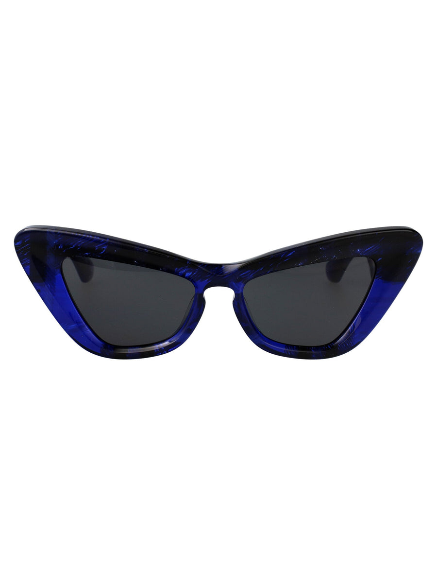 Sunglasses Check Blue Acetate