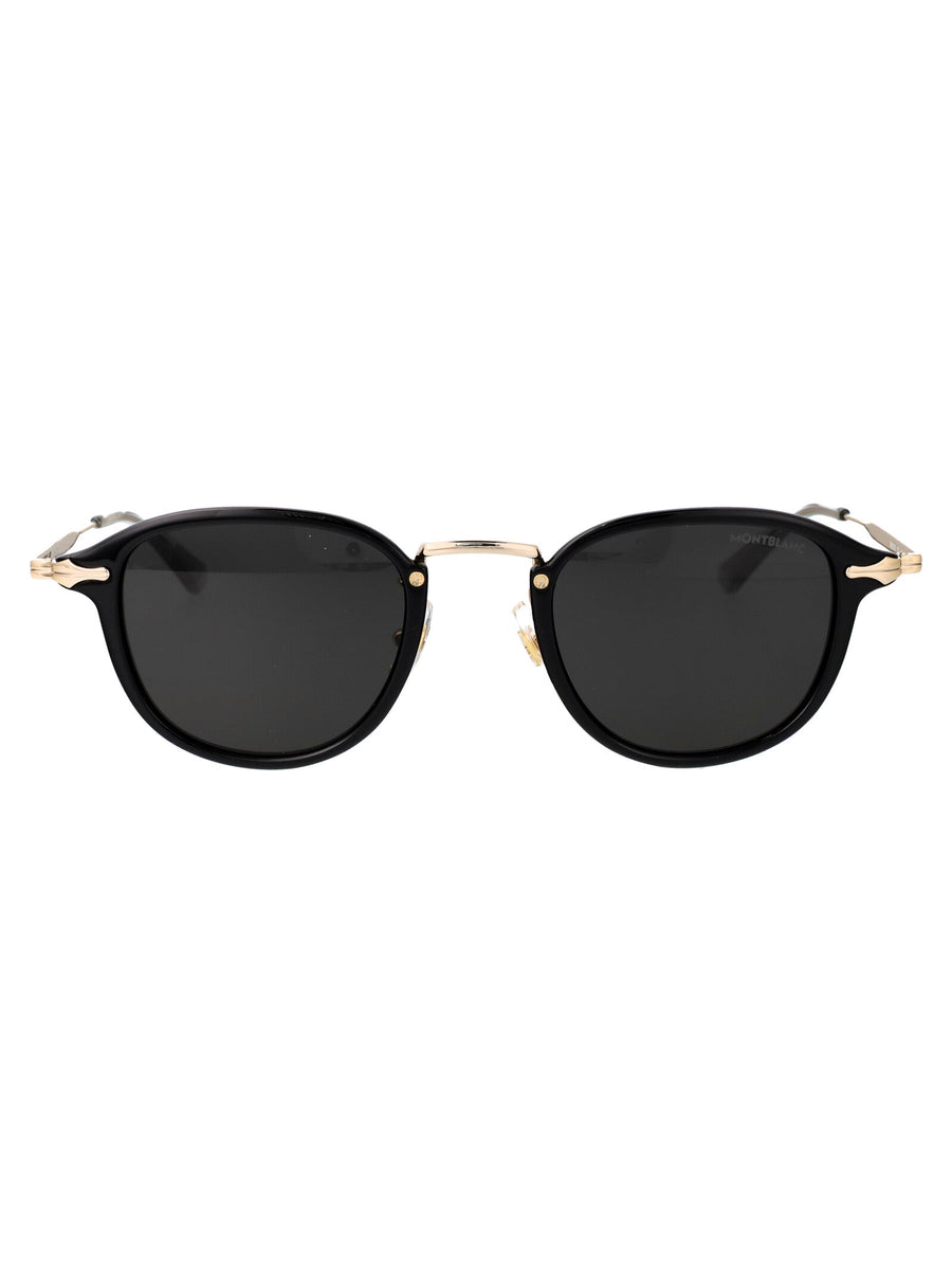 Sunglasses Mb0336s Black-Gold-Smoke Black/gold/smoke Metal
