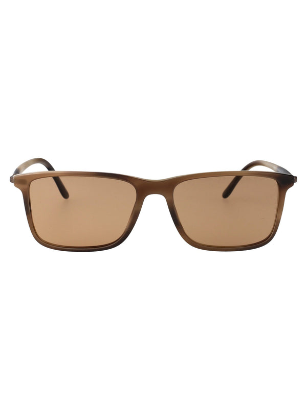 Sunglasses 0ar8218 Matte Brown Acetate Streaked