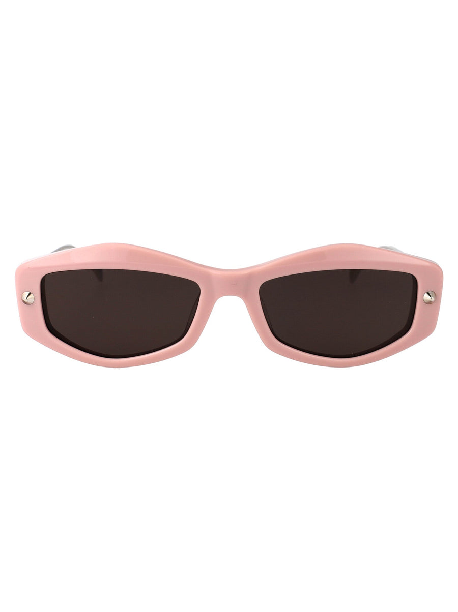 Sunglasses Pink-Silver-Grey Pink/silver/grey Metal