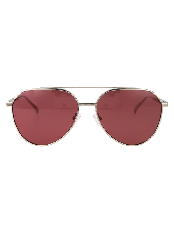 Sunglasses Silver-Red Metal Silver/silver/red