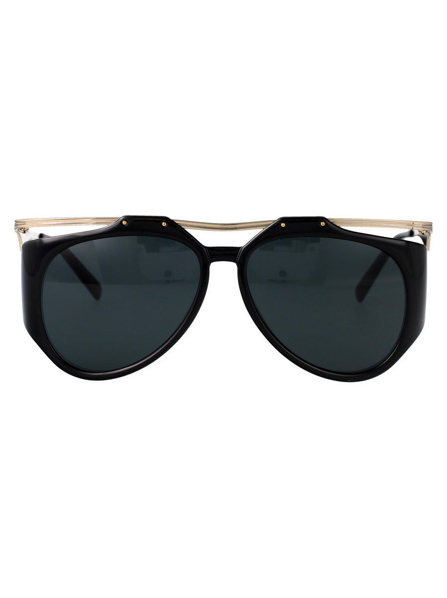 Sunglasses Slm137 Amelia Black Metal Black/gold/black