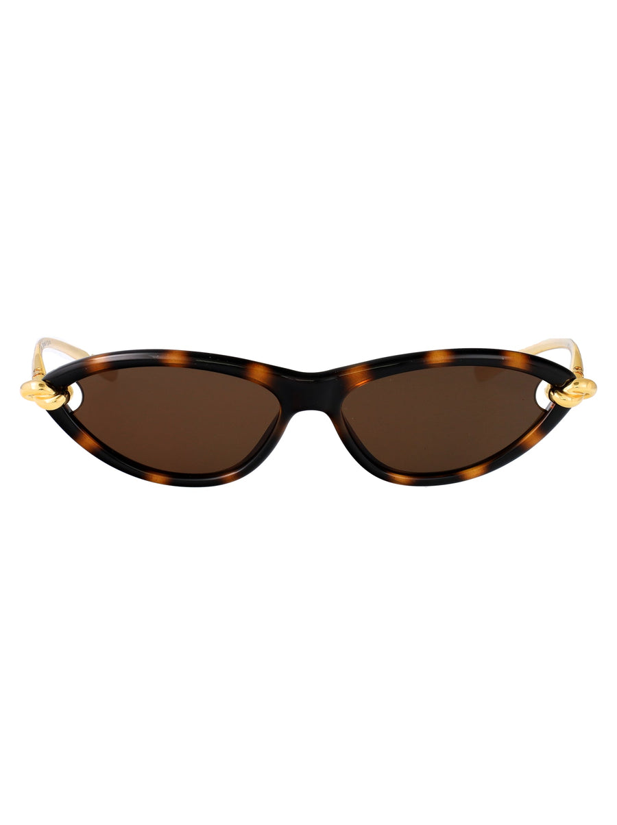 Sunglasses Havana-Gold-Brown Metal
