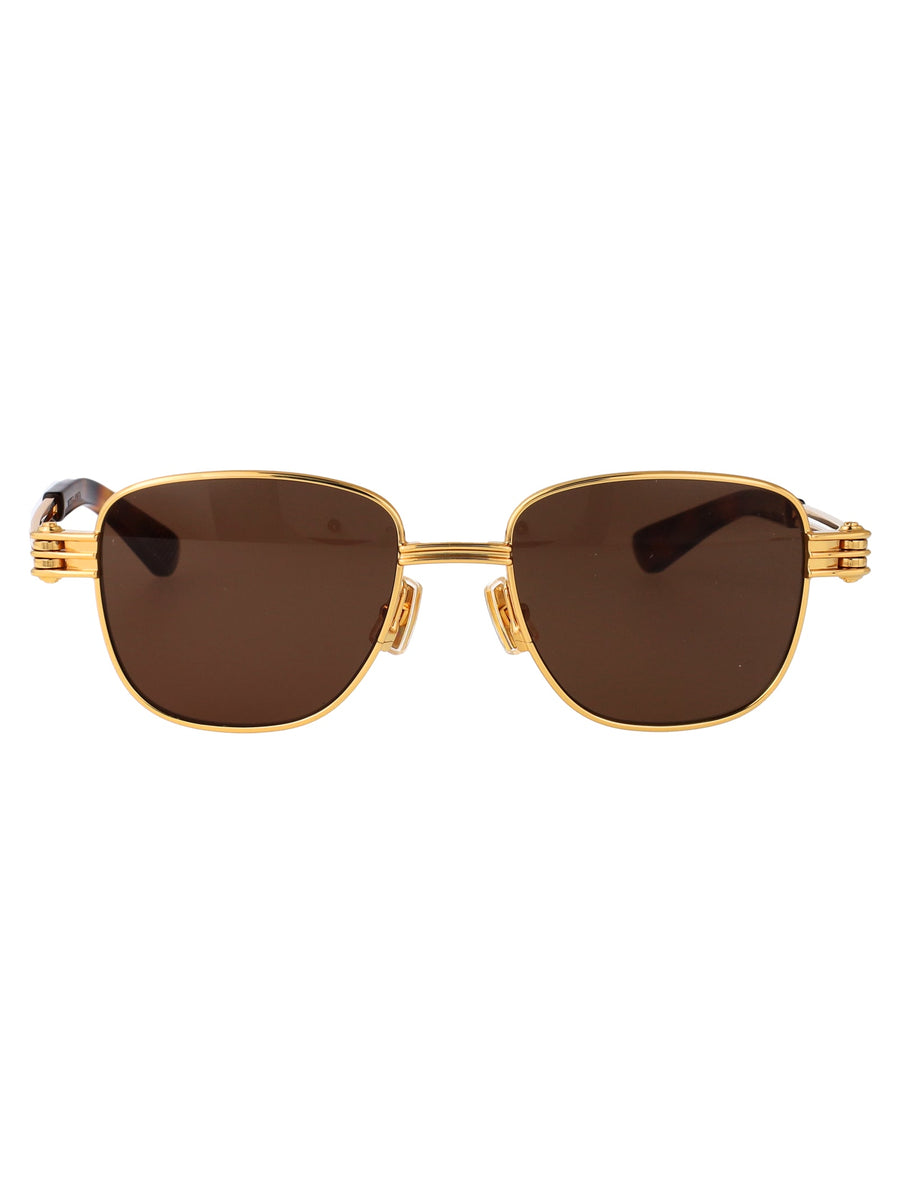 Sunglasses Bv1380s Gold Metal Gold/gold/brown