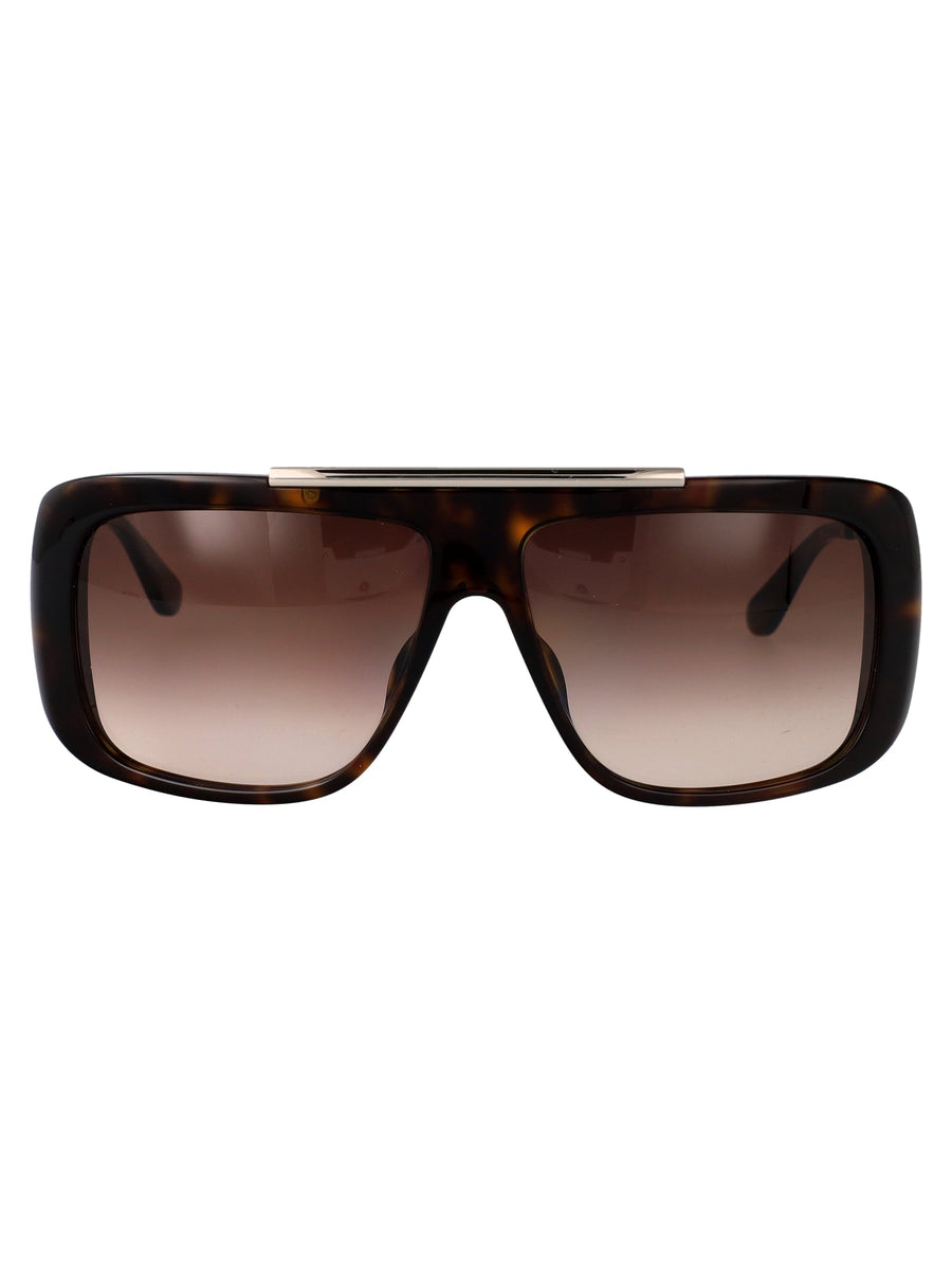 Sunglasses Metal Frame Havana-Silver-Brown Havana/silver/brown