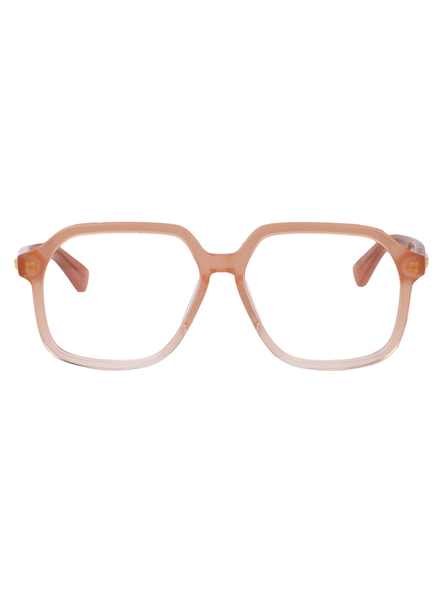 Sunglasses Pink Transparent Acetate Pink/pink/transparent Glasses & Frames