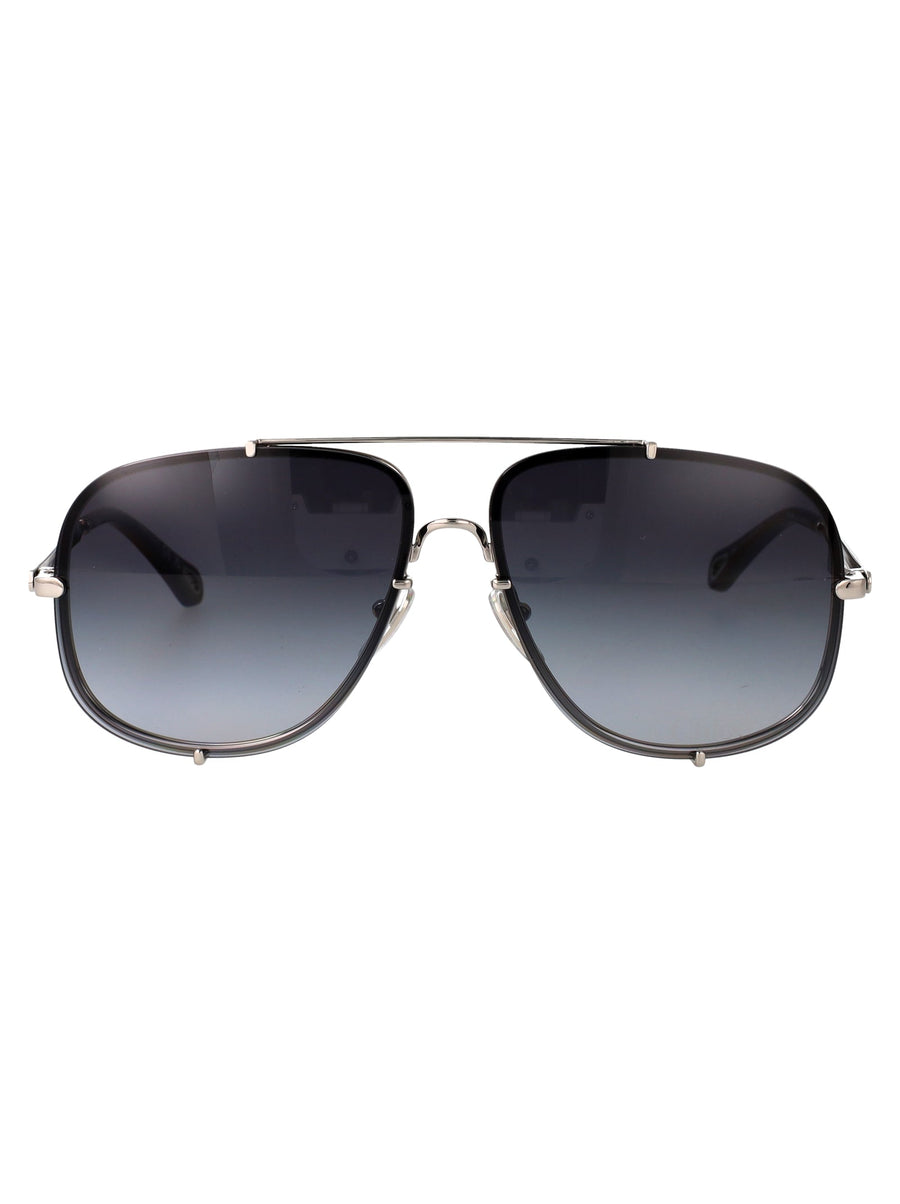 Sunglasses Silver-Silver-Grey Metal Silver/silver/grey