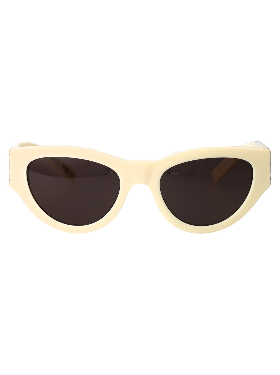 Sunglasses Slm94 Ivory-Black Acetate Ivory/ivory/black