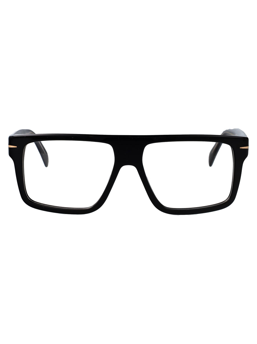 Optical Frames Db7154 Black Acetate Glasses &