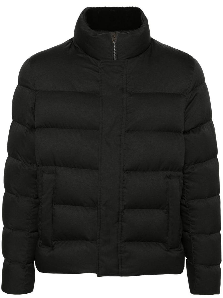HERNO Goose Down Padded Down Jacket — Black