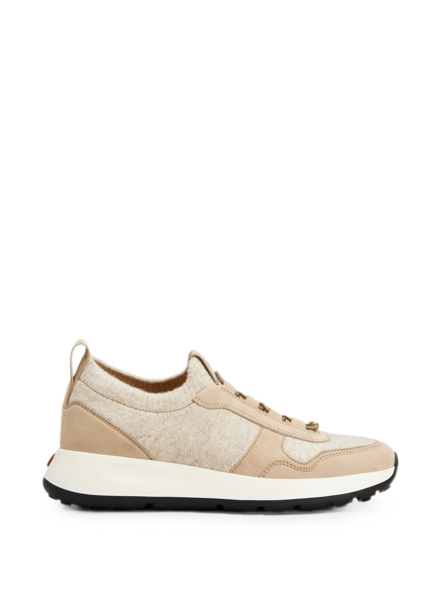 حذاء رياضي Tod'S مطاطي حياكة — بيج