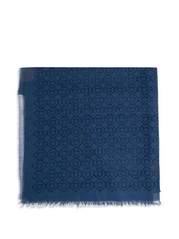 Ferragamo Wool scarf in navy