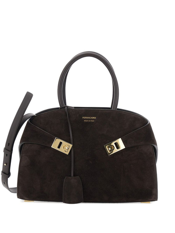 حقيبة هاج Ferragamo — بني