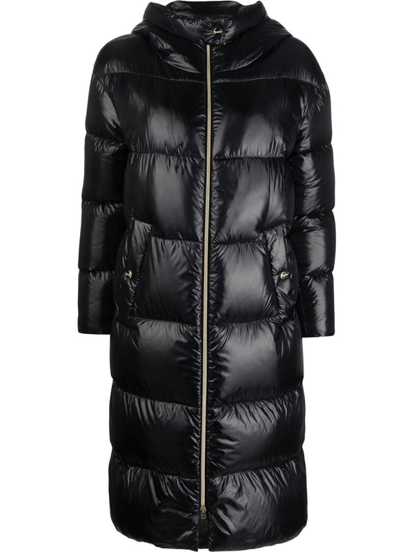 HERNO Feather down down coat in black
