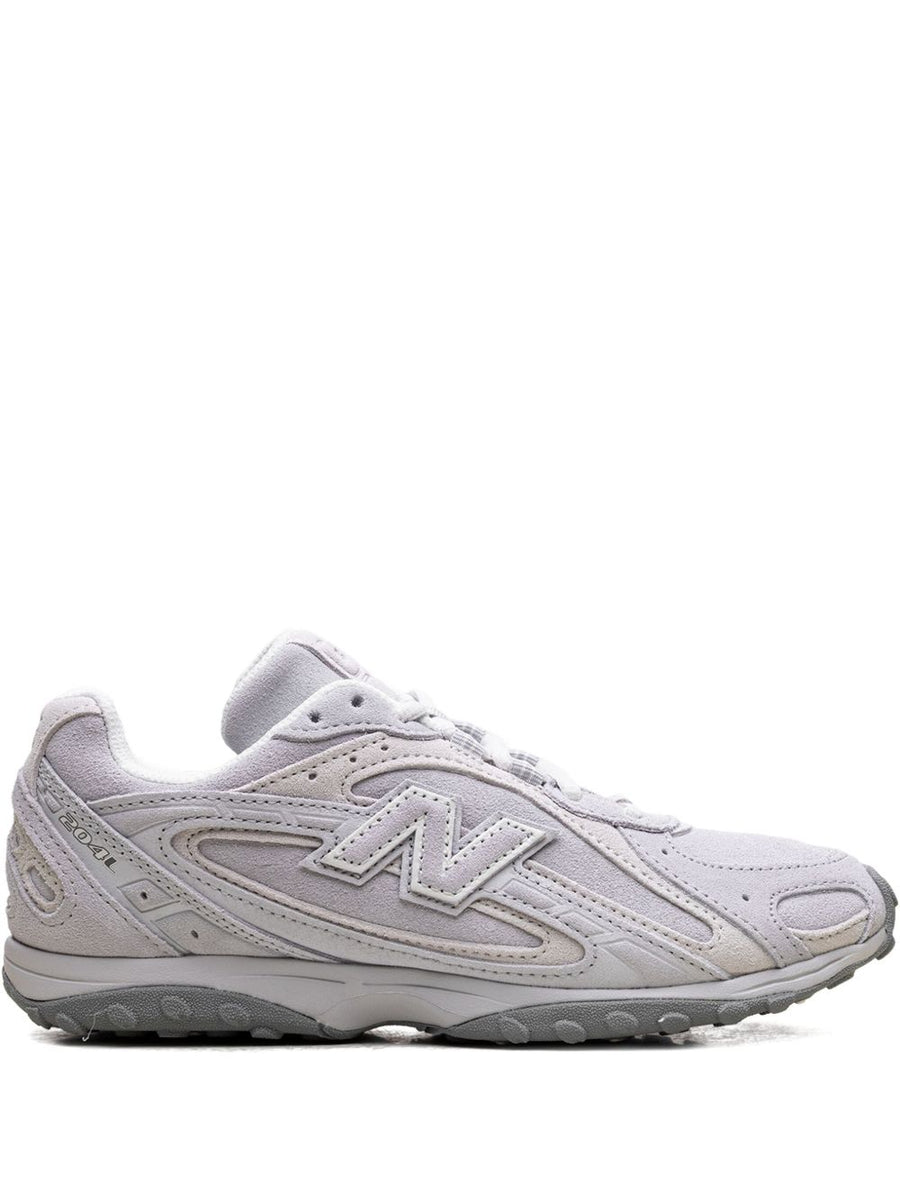 حذاء من الجلد السويدي بألواح New Balance سنيكرز — أبيض