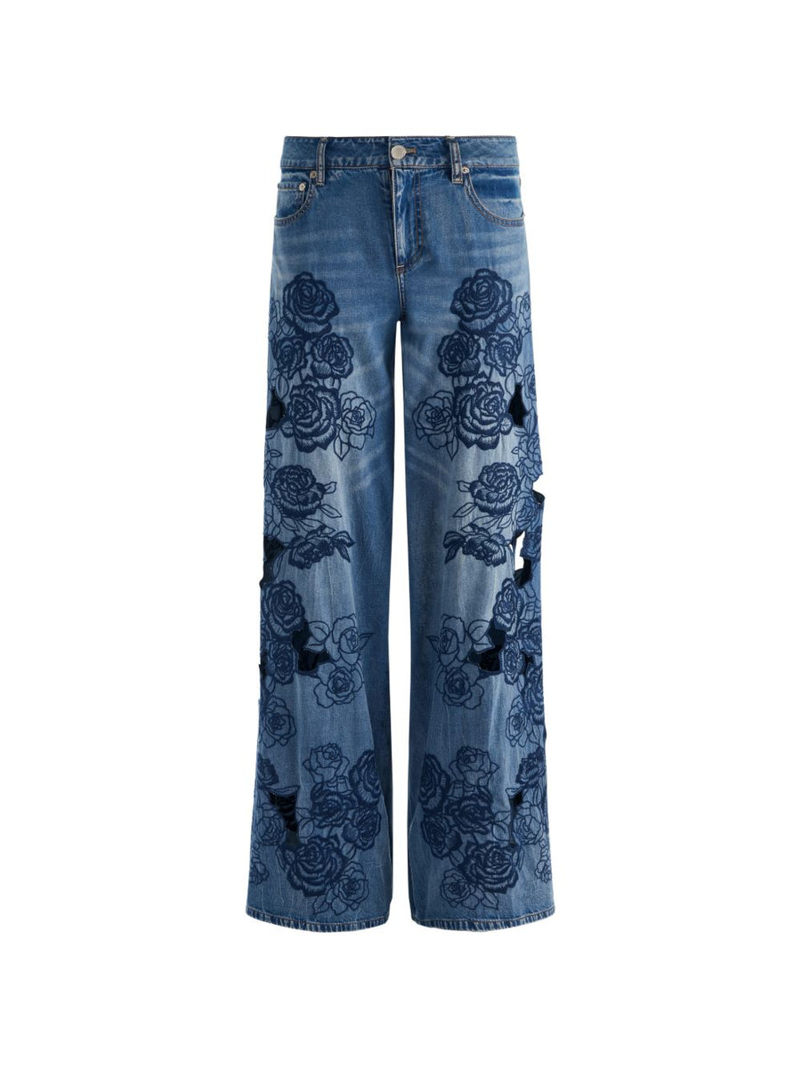 Alice + Olivia جينز — أزرق
