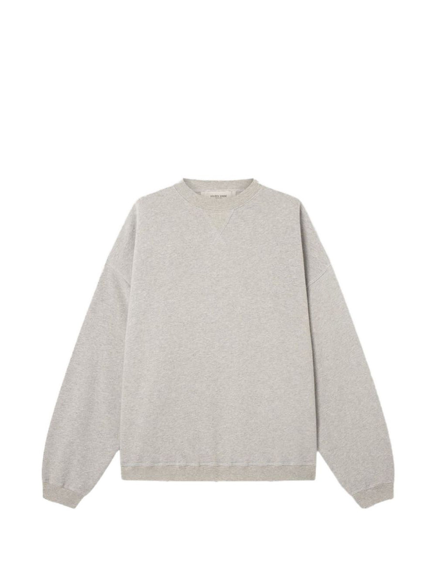 Golden Goose Cotton Crewneck Sweatshirt — Grey