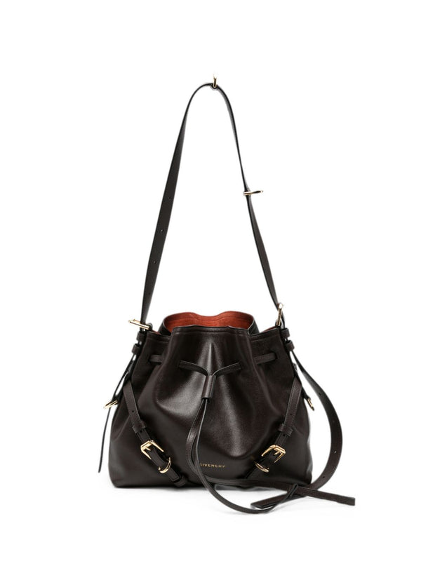Givenchy Leather bucket bag in black
