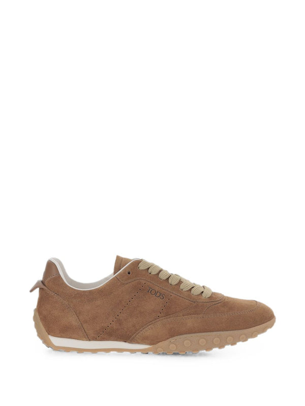 سنيكرز من جلد السويد من Tod'S — تان