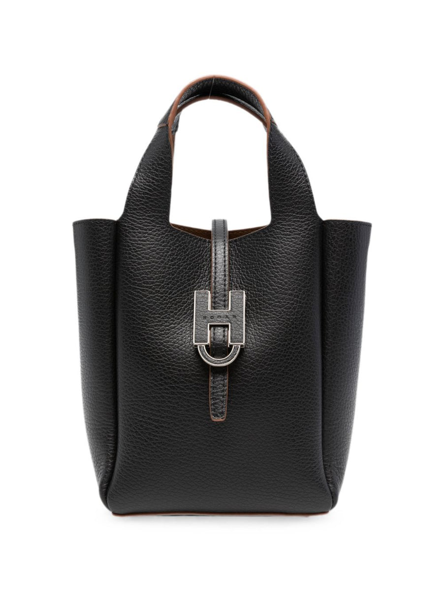 Hogan Top Handle Bag — Black