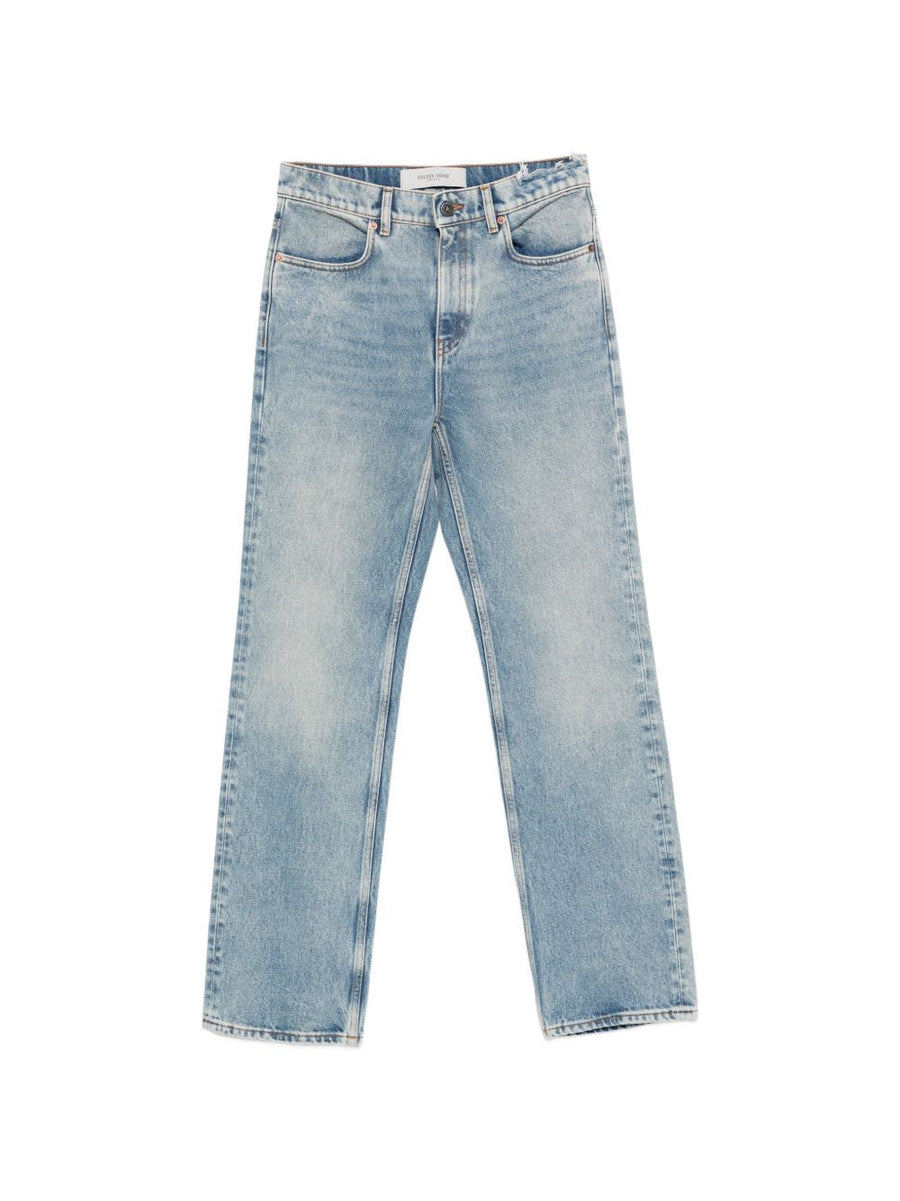 Golden Goose Cotton Denim Jeans — Light Blue