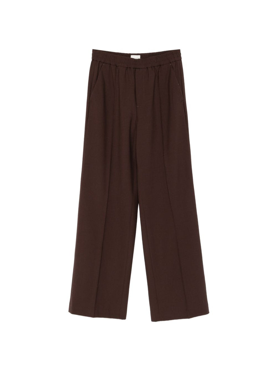 Closed Wool-Blend Trousers — Brown