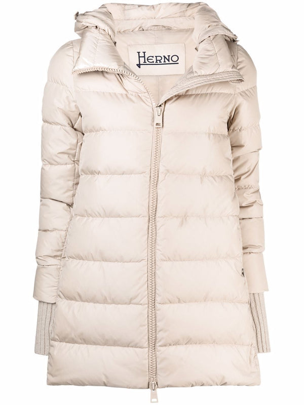 HERNO down jacket in cream